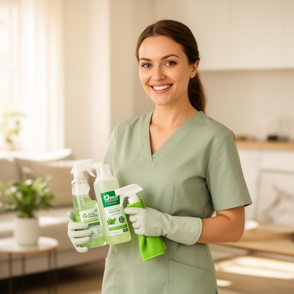 Friendly Philian cleaning professional